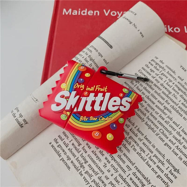 Sött fodral för Airpods 1 2 generationer 3D SK Candy Design Case Protective Shockproof Shell med nyckelring för Airpods hörlurar
