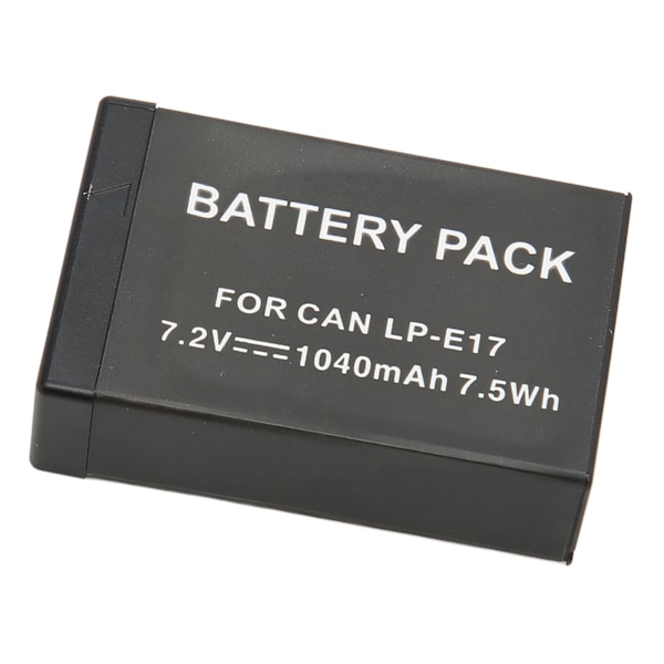 LP E17 Batteri Intelligent Høj Kapacitet 1040mAh Udskiftning til 200D II R10 RP 750D M6mark2 800D 850D 77D 760D M3 M5 ++