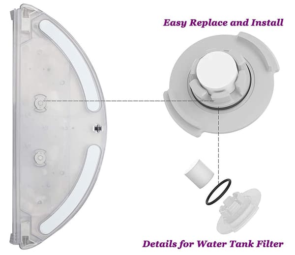 Tilbehør til Xiaomi Roborock S6/S5 Max/S50/S51/S55/S60/S65 18 dele (BT) 174