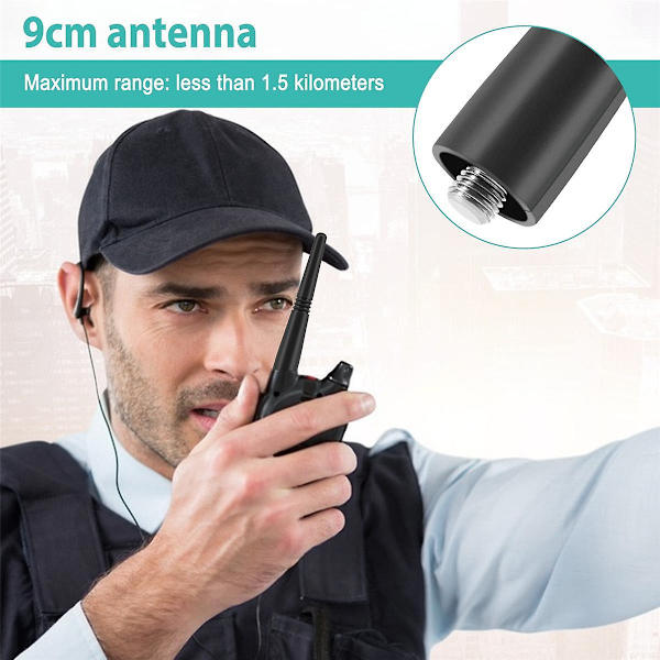 9cm kort antenn PMAE4003 uhf stubby antenn 430-470 mhz gamma för motorola gp328 gp340 gp328plus gp338plus gp344 gp380