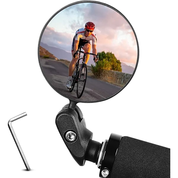 Bicycle rearview mirror Handlebar end Bicycle rearview mirror Bicycle Wide angle