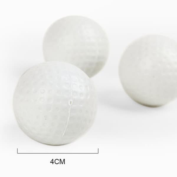 6 golfklubbor i plast för barn