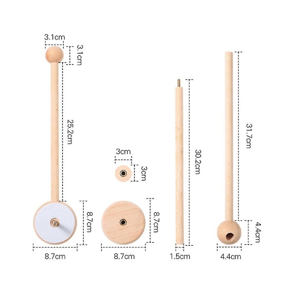 Baby Mobil Arm i Tre - Tre Mobil Arm for Krybbe Mobil Henger for Krybbe Baby Jente Barnerom Decor