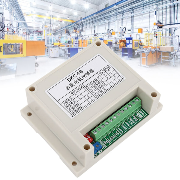 DKC-1B Plast Hastighetskontroll Flerbeskyttelse Enkelt Akse Pulsgenerator Stepper Motor Kontroller