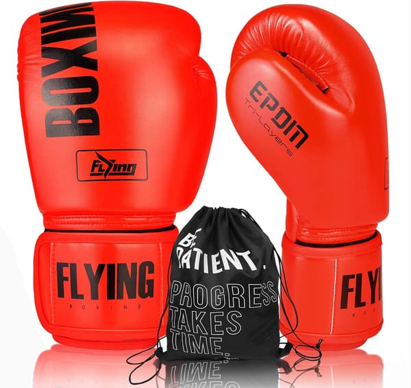 Boksehansker Pro Trening Sparring For Menn Kvinner Voksne (Rød,
