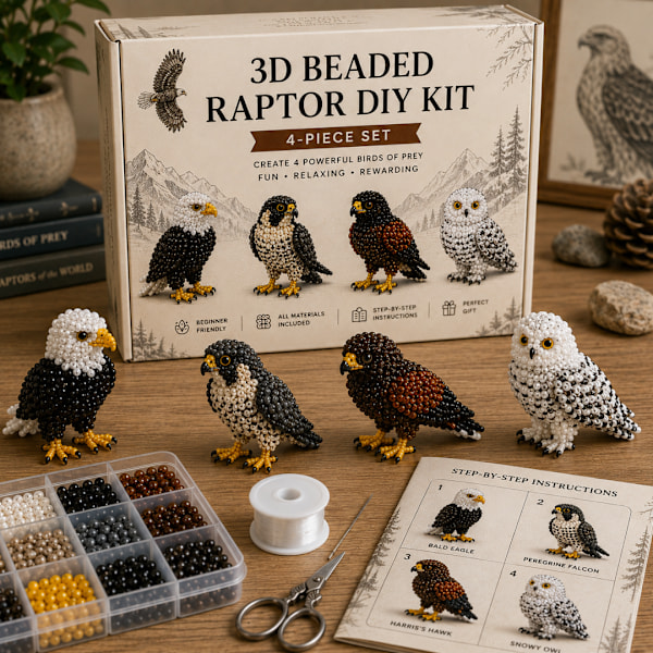 3D Perledyr DIY-sæt Serie owl