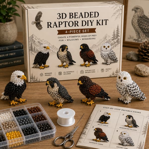 3D Perledyr DIY-settserie owl
