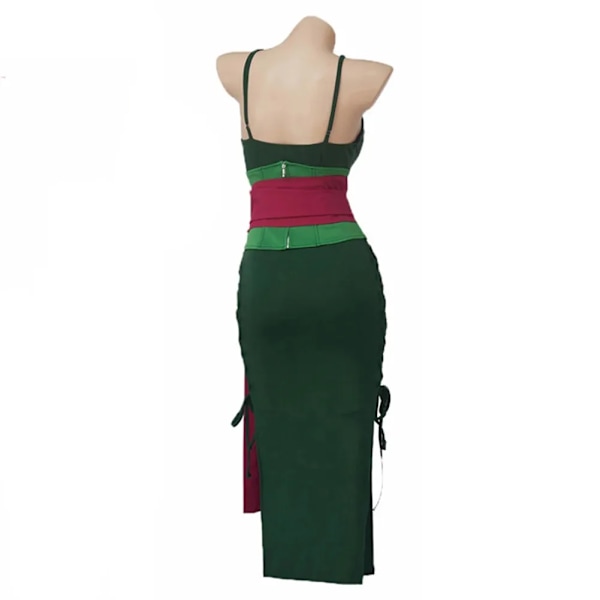 Roronoa Zoro One Cos Piece Cosplay Fantasia Kostym Maskerad för Vuxna Kvinnor Klänning Kläder Anime Outfits Halloween Karneval Sui S S Female