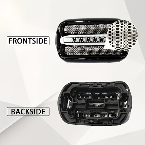32B 32S S3 Elektrisk erstatnings barberhode tilbehør for Braun Series3 barberhøvelhode Black