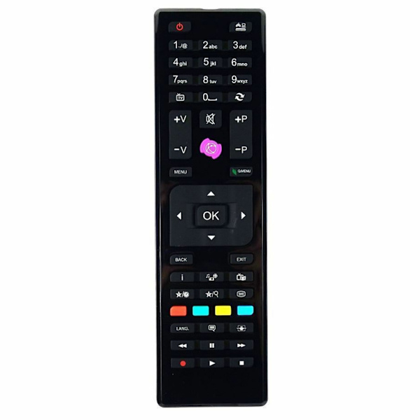 RC4875 Fjernkontroll erstattet for TECHWOOD/Finlux Shar TV HDTV Erstatningsfjernkontroll RC-4875 Reservedel
