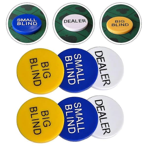 2 Set Bingo Spelmarker Poker Spelmarker Nummer Spelmarker Spelmarker{h} 5X5X0.5CM