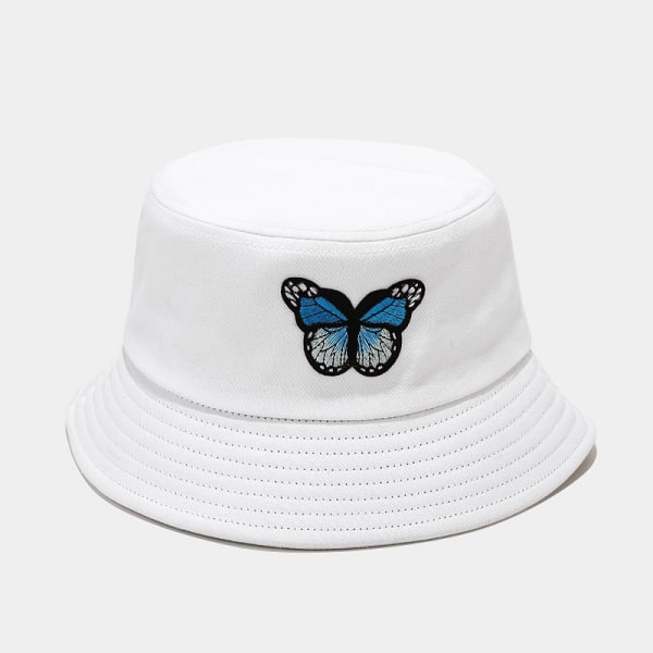 Outdoor couple sun protection sun hat-White