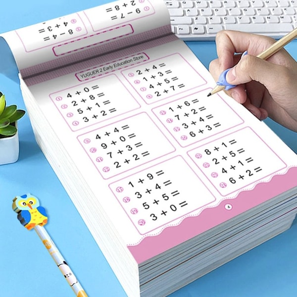 80 sidor/bok Räkneövningsböcker Matematikinlärning 0-20 Arithmetic A 0-20 Arithmetic A
