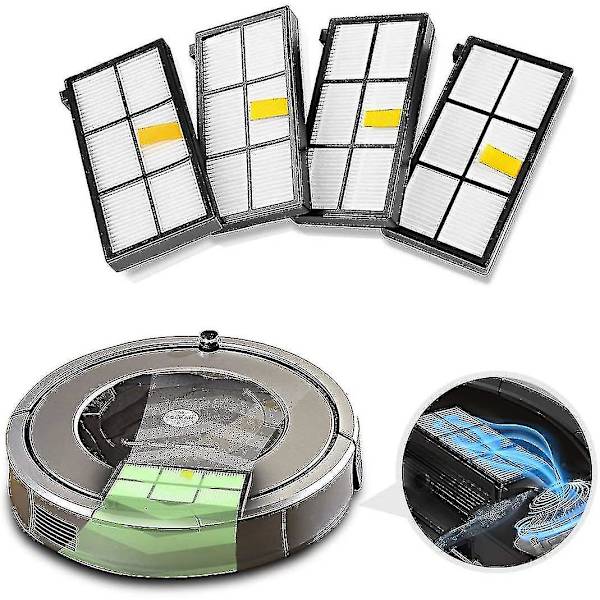 Harjan Vaihtosetti Varaosat Yhteensopiva iRobot Roomba Sarjan 800 860 870 880 890 ja 900 960 980 kanssa - Pakkaus 14