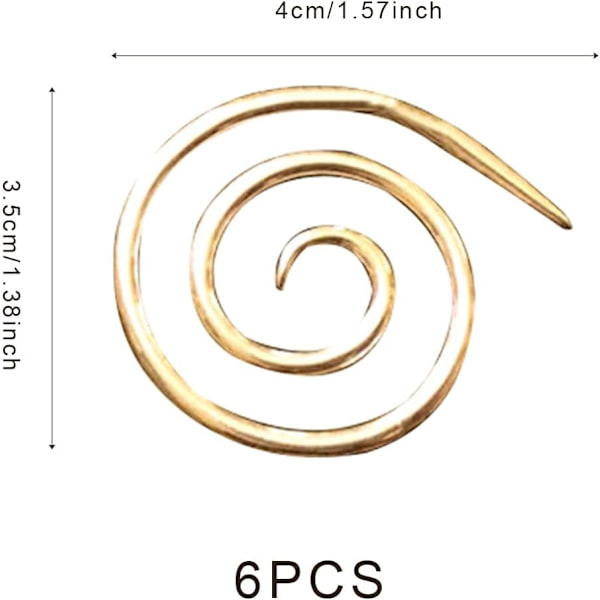 Runda Spiral Sticknålar Syverktyg Sjal Sy Nål