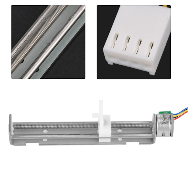 DC 12V stegmotor med linjär skruvmutterkontroller för DIY lasergraveringsmaskin