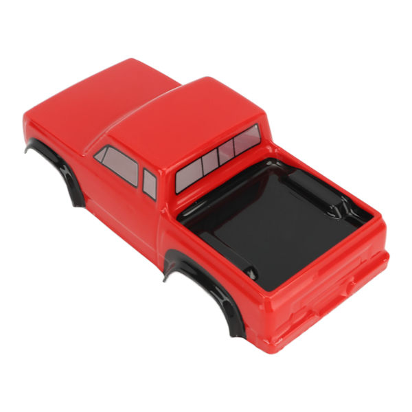 RC-auton kori muovi 125 mm akseliväli auton kuori hieno RC-auton kuori kuorma-auton korin lisävarusteet Axial SCX24 1/24 punainen