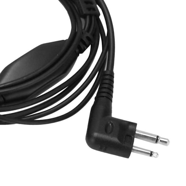BEL-7696830311145-Walkie Talkie -kuulokemikrofoni, 2-napainen Walkie Talkie -korvanappi, 2-suuntainen radiovalvontasarja ABS GPS Walkie Talkie-