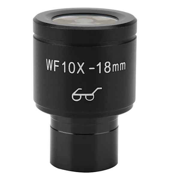 WF10X/18mm Biologinen Mikroskooppi Laajakulmainen Korkea Silmäpiste Okularilinssi