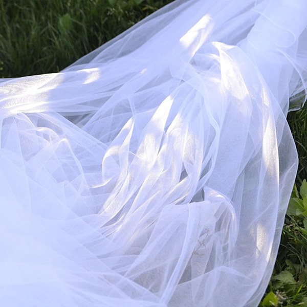 Stilfuld Vindue Sjal Valance Blød Lys Vindue Gardin Hjem Soveværelse Dekoration Sort Black 1.5*6M