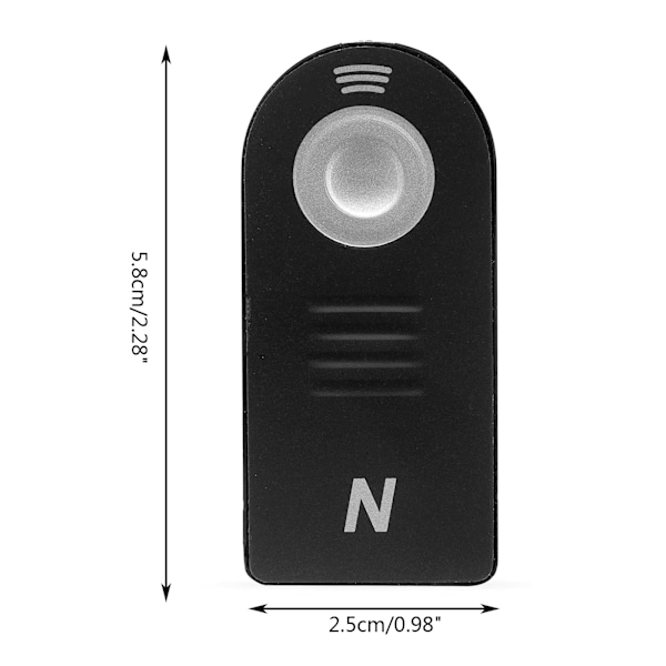 Trådløs fjernutløser for Nikon D3000 D3200 D3300 D3400 D40 D40X D50 D5000 D5100 D5200 D5300 D5500