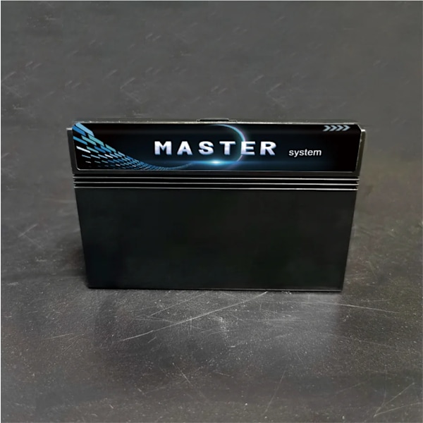 DIY Super 600 i 1 Master System-spillkassett for SEGA Master System-spillkonsollkort BlackShell Label 1