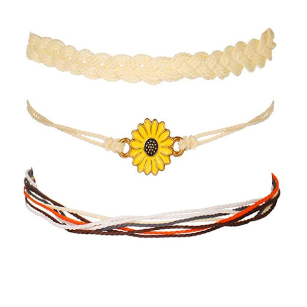 9 stk. Surfer Wave Armbånd Ocean Wave Justerbar Vandtæt Ha