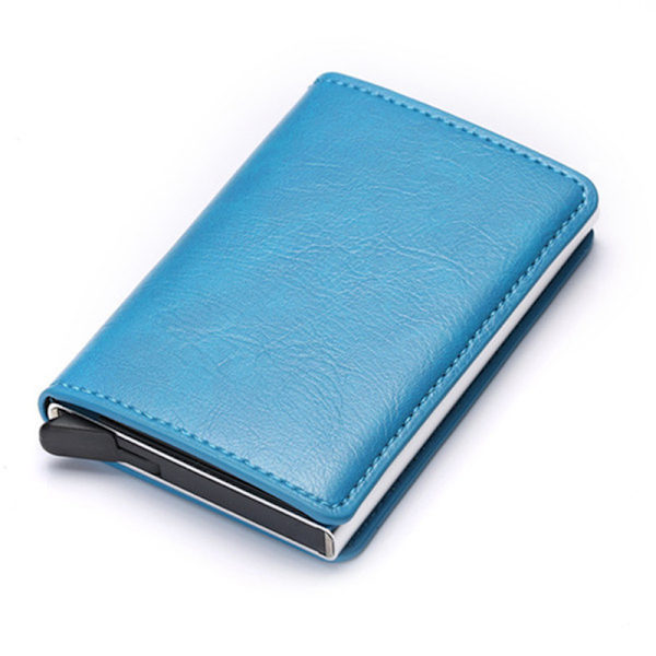 POP UP-plånbok med RFID-NFC-blockering Kortfodral Plånboksfodral Sky Blue
