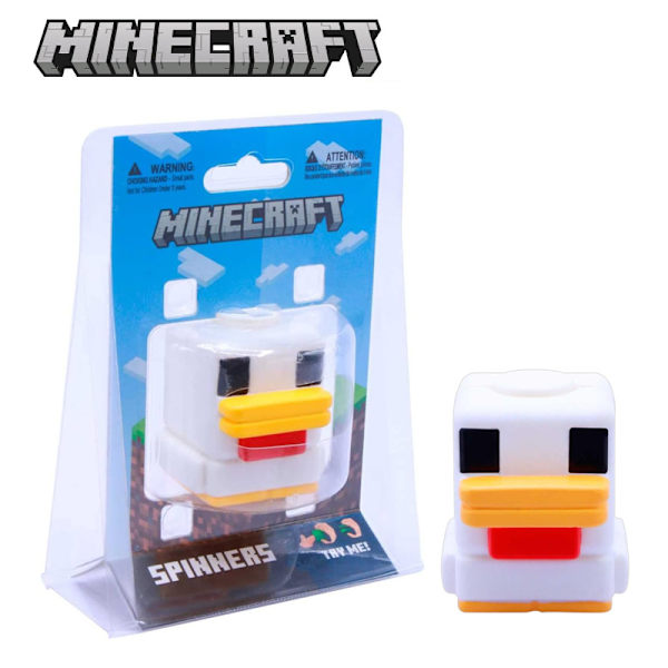 Minecraft Fidget Spinner Avstressande Leksak *White Ghost* White Ghost