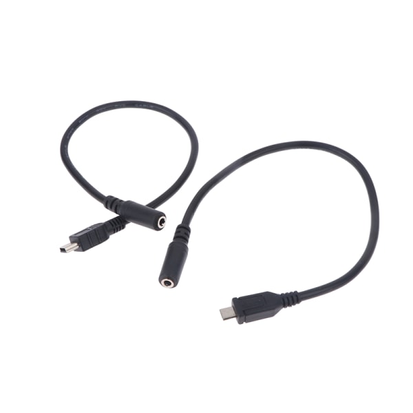 Adapter for micro USB til 3,5 mm jack for hodetelefoner hodetelefonkabel 2(Mini 5P)