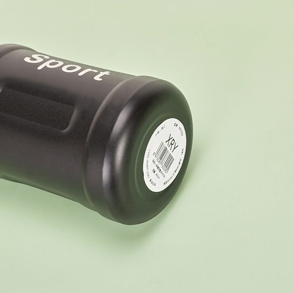 Rustfrit vakuumflaske 316 Trendy bærbar stor hætte sort Black 1000ML