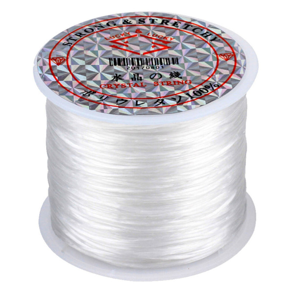 3 st 60m/rulle Elastisk pärltråd Smycken DIY pärlsnöre 3 pcs