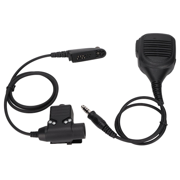 7,1 mm handhållen mikrofon Plug and Play Walkie Talkie axelmikrofon med U94 PTT för MOTOROLA GP338 GP‑328 GP‑340 GP‑380