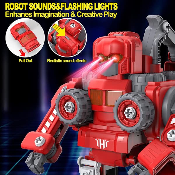 /#/5-i-1 brandbil kostym Barn demontering robot leksak STEM/#/