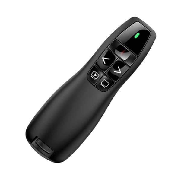 IC 2.4Ghz USB trådløs presentasjonsfjernkontroll rød - Pen Pointer PPT fjernkontroll