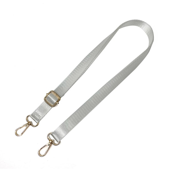Ersättningshandväska axelrem i nylon, 54 tum, för DIY damväska, crossbody-väska, justerbar rem med metallkrok, ljusgrön Light Green Two inch webbing