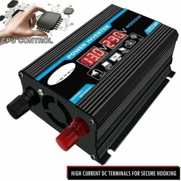 4000W ren sinusvågsomvandlare 12V 220V sinusvågsomvandlare