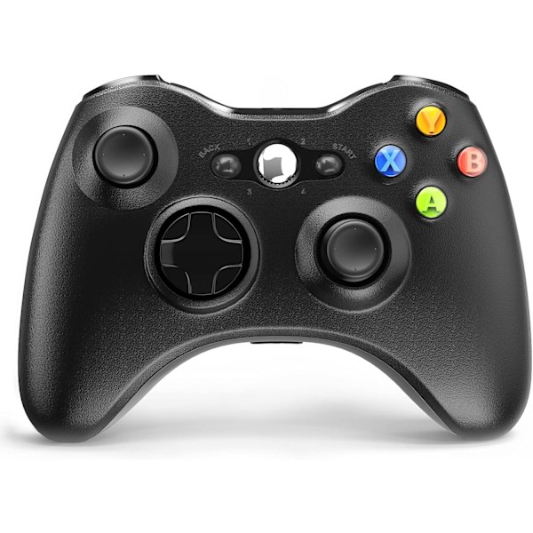 Xbox 360 langaton ohjain 2,4 GHz peliohjain joystick langaton ohjain (musta)