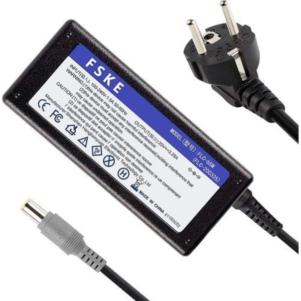 65W 20V 3.25A Laptopladdare för Lenovo ThinkPad X230 T420 X220 X201 AC-adapter T520 T410 Notebook Adapter Ström 7.9 * 5.5mm