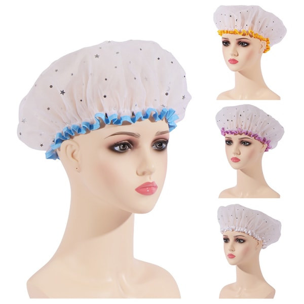 1 förpackning White Star Brim cap, mögel tvättbar cap för kvinnor