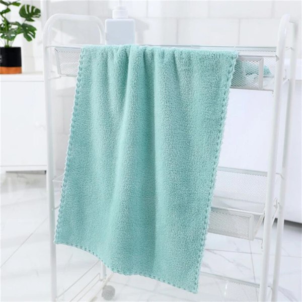 Superabsorberende badehåndklæder til voksne, store håndklæder, badeværelse, kropsspa, sportshåndklæder, luksushåndklæder i mikrofiber, gråblå gray blue 60x30cm