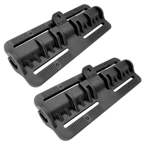 2 st JCPC C-väst Mollesystem Qd-adapter, snabbspänne för taktisk väst 0.05 Black Shorts