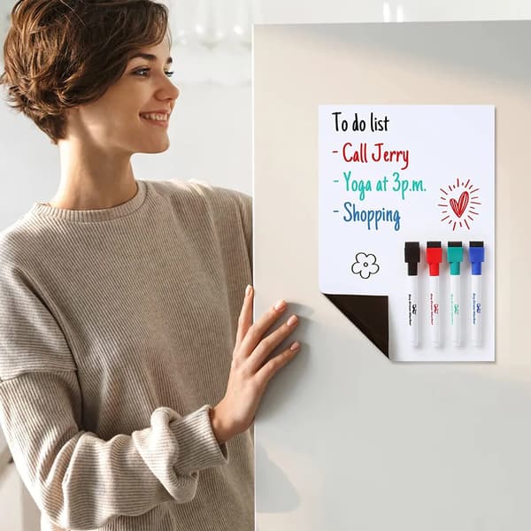 Magnetisk whiteboard, magnetisk tavla, magnetisk whiteboard, kylskåpswhiteboard, Form1 [qb]