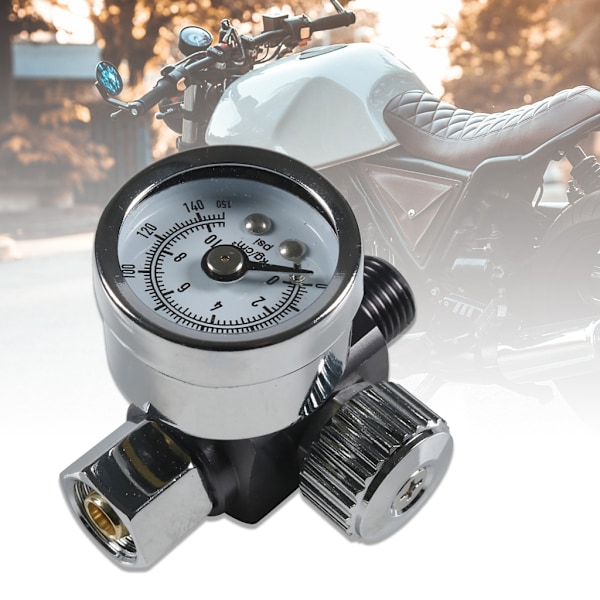 0-150PSI Trykkluftregulator for malingssprøyter med manometer 1/4 tomme[qb]