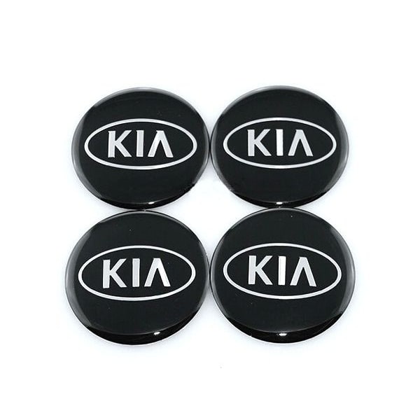 4-pack - Kia navkapslar / Hjulnavsemblem - Bil 65