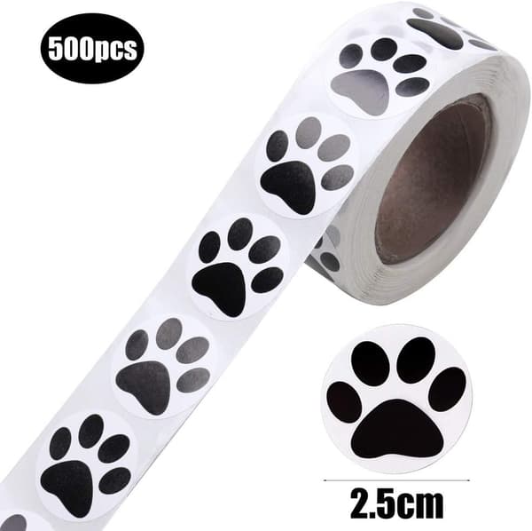 Tassavtryck Dekaler (2,5 cm/ 500 dekaler) Hunddekaler Tass[qb]