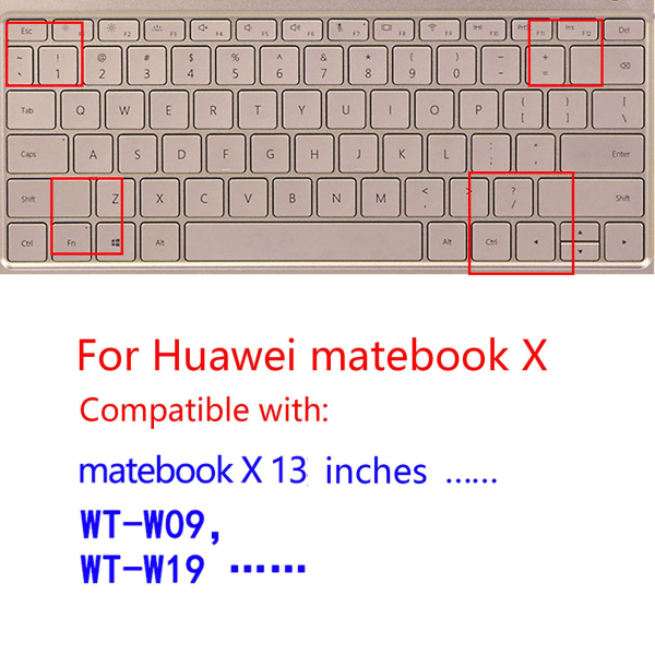 13\" Laptop-skyddsskal för Huaweimatebook X 13\" Wt-w09 Wt-w19