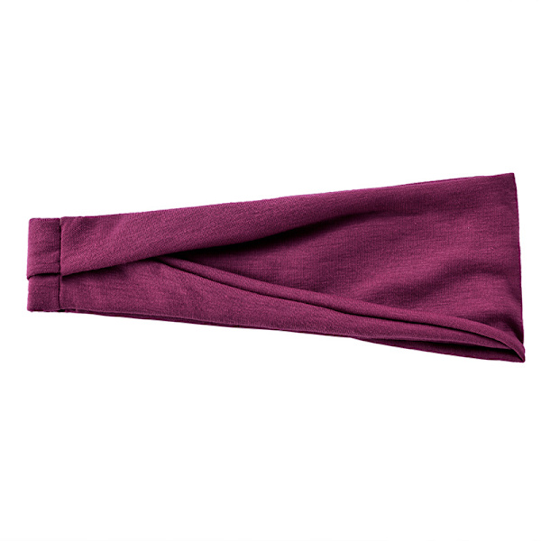 Sport pannband Yoga pannband för kvinnor hårband Maroon