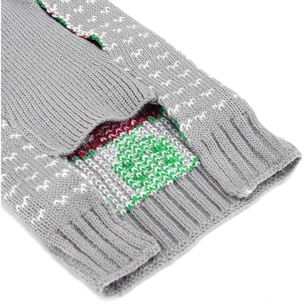 Lemmikkien fleece-pusero koiralle, helppo pukea ja riisua, joulupukki-vaatteet (S) pp