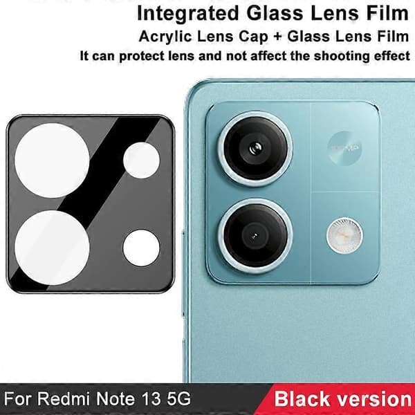 imak High Definition Integreret Glas Linse Film Sort Version(h}) Not Specified For Xiaomi Redmi Note 13 5G